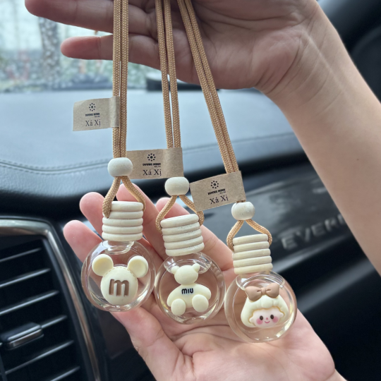 Tinh dầu nguyên chất Dương Minh - Lọ treo/ lọ cài giúp khử mùi, thư giãn, thơm xe, thơm phòng
